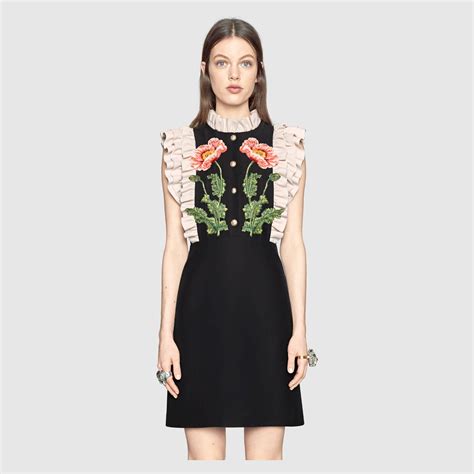 embroidered gucci dresses|elegant gucci dress.